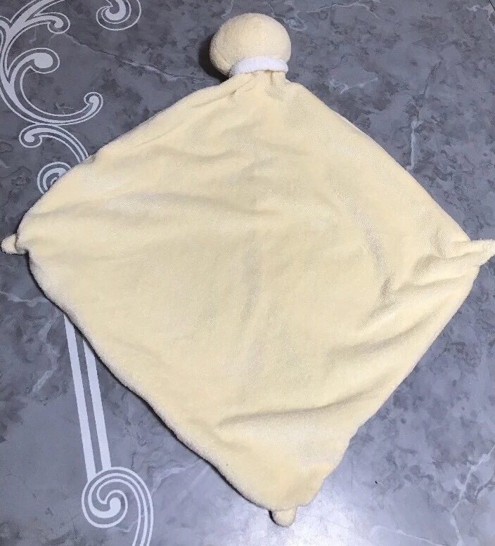 Manta de seguridad para bebé DUCK Lovey amarilla 13"x 13" Foto 4 de 4