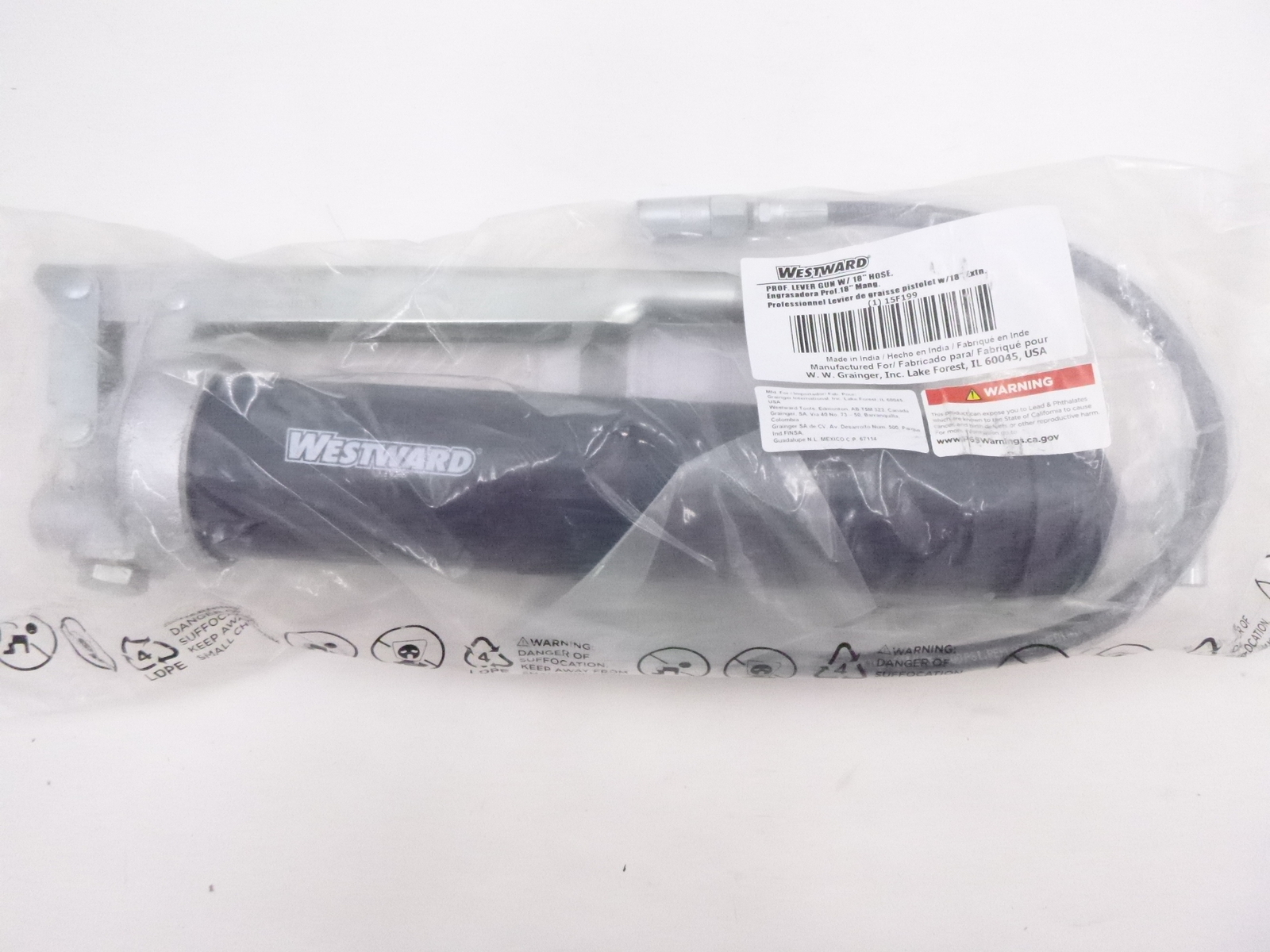 Grease Gun Westward 15F199 Lever Handle 10 000 for sale online | eBay