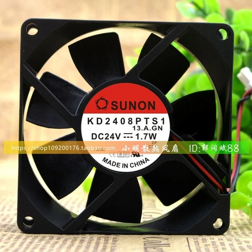 Geräuschloser Lüfter KD2408PTS1 für Inverter 24V 1,7 W 80 * 80 * 25 mm