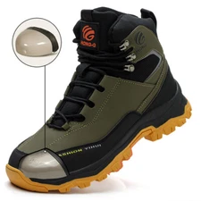 Mens Waterproof Indestructible Work Boots Sports Steel Toe Safety Shoes Sneakers