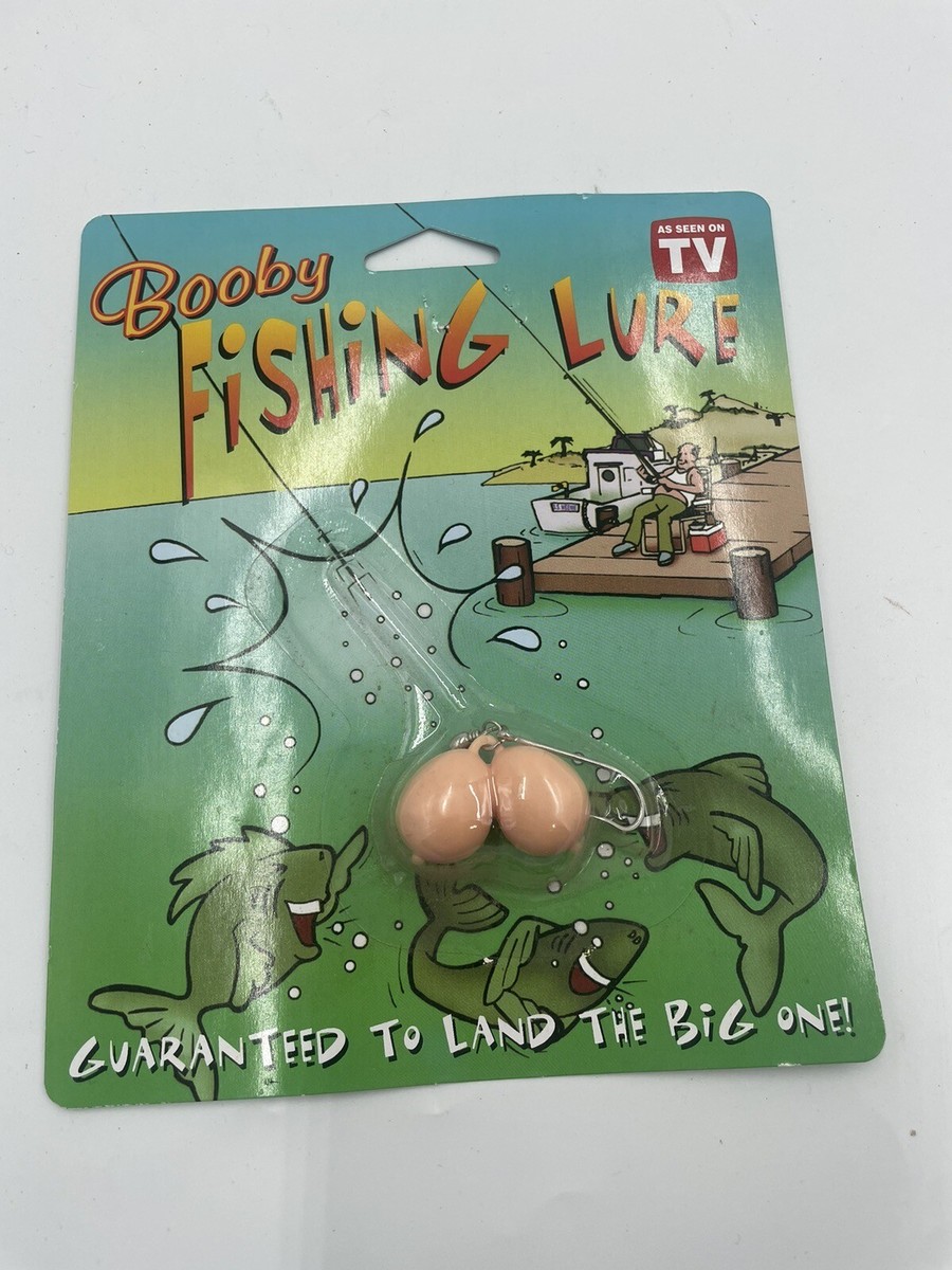 boob fishing lures NEW Sealed Vtg 1998 Booby Fishing Lure Gag Gift As Seen On TV Pipedream  Products