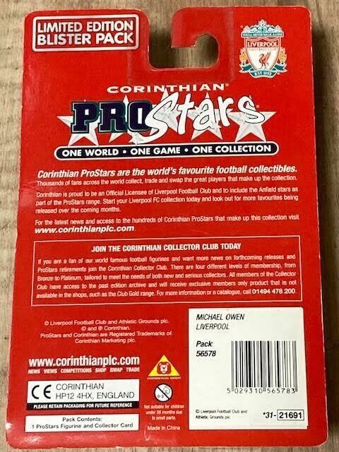 Corinthian Prostars Figure Liverpool Collection, Michael Corinthian Prostars Figure Liverpool Collection, Michael