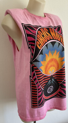 CIRCUS HOTEL 売れ筋商品|||サーカス・ホテル Tシャツ トップス レディース Tops Pink Circus Hotel T-shirt Top Washed Jersey Cotton Light Pink