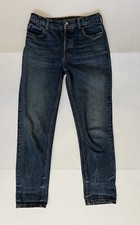 Alexander Wang Women’s Dark Wash High-Rise Jeans 100% Cotton Size S Made In USA