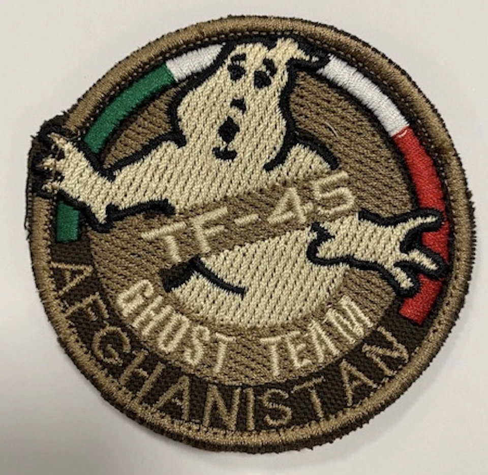 PATCH TOPPA RICAMATA TF-45 GHOST TEAM ESERCITO ITALIANO TASK FORCE ORIGINALE