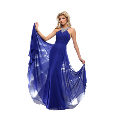 jamie erdahl blue dress Navy Blue Sequin Beaded Sweetheart A-Line Long Prom Dress – Modsele main image 1
