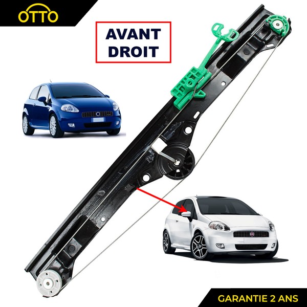 Vordere Rechte Fensterheber FüR Fiat Grande Punto Punto EVO Und Punto 3 51723317-image