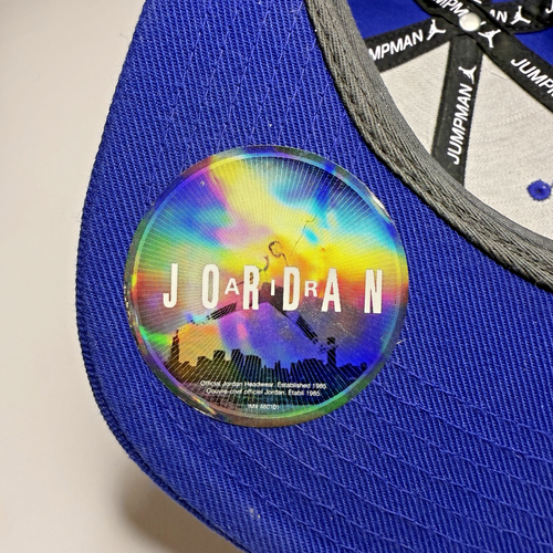 Air Jordan 92 Hat Men Blue Jumpman Snap Back Cap - Picture 8 of 9