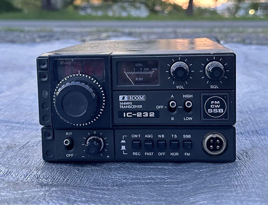 iCOM (井上) IC-232 144MHz オールモード 10W機とIC-RM1 中古 ICOM IC