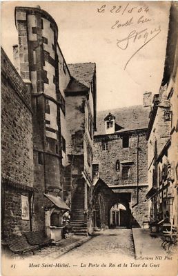 CPA AK Le Mont St-MICHEL - La Porte du Roi et La Tour du Guet (633295)