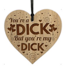 Funny Boyfriend Husband Gifts Engraved Heart Anniversary Birthday Gift For Him