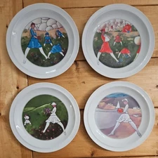 The Toscany Collection SAMFAOLO Salad Plates lot of 4 Japan 