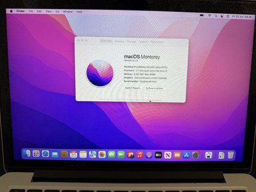 Apple MacBook Pro - 2015 - 13 Inch - Core i5 -8GB RAM - 128GB SSD - Monterey - Afbeelding 4 van 15