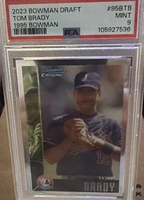 2023 Bowman Draft - 1995 Bowman Dream Draft Picks Tom Brady #95B-TB