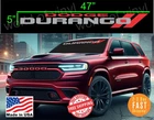 DURANGO WINDSHIELD SPORT Vinyl Decal Stickers graphics 2 COLORS