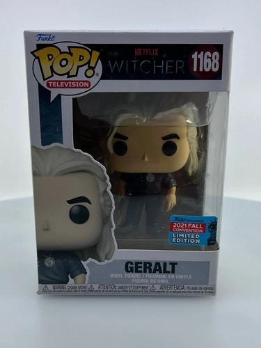 Funko POP! Television The Witcher Geralt #1168 Amazon Exclusive DAMAGED BOX