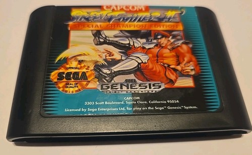 Street Fighter II Special Champion Edition Sega Genesis Cartridge And Case - Picture 2 of 6