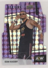 2022 Upper Deck Allure AEW Purple Diamond 4/10 Isiah Kassidy #46 d9r