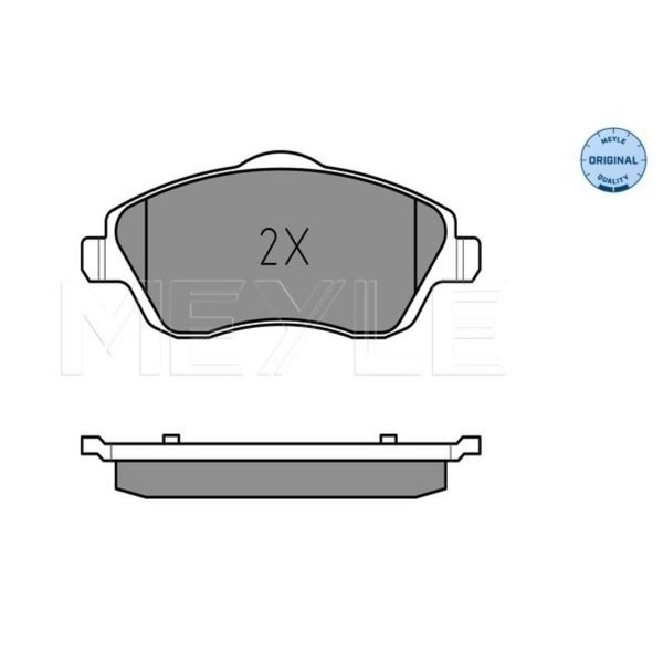 Meyle BremsbeläGe Vorne FüR Opel Corsa C Meriva Vauxhall Combo MK II (C)-image