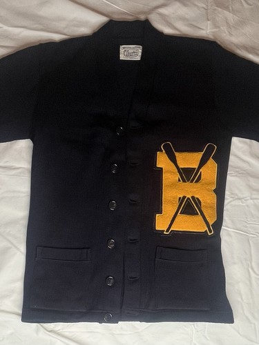Pristine Vintage 1950s Rowing Crew Varsity Cardigan Yearite 42