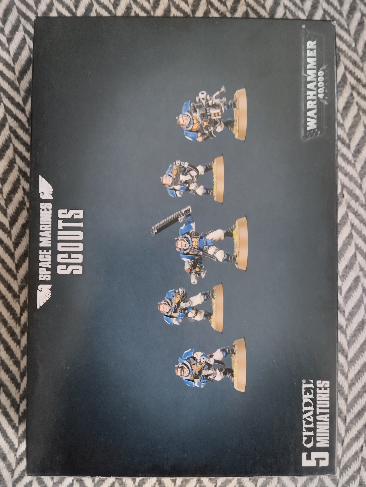 Space Marines Scouts kit de personnalisation avec armes lourdes et capes de camouflage