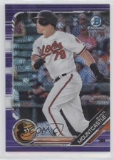 2019 Bowman Chrome Prospects Mega Box Purple Mojo Refractor Ryan Mountcastle 3h1