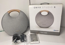Harman Kardon Onyx Studio 6 Portable Bluetooth Speaker -Light Gray