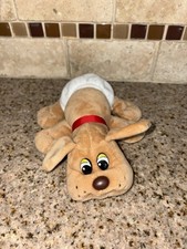 Hasbro 2019 Pound Puppies 7" Brown Plush Stuffed Animal w/ Diaper E48