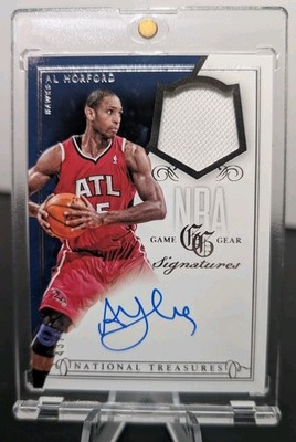 Al Horford 2013-14 National Treasures NBA Game Gear Jersey Auto Signatures /49 
