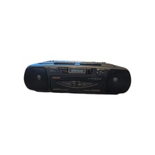 Radio Shack SCR-57 Boombox DUAL Tape Cassette Digital Radio New Opened Box