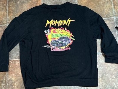 ROMWE X MOMENT Speed Competition Racing Graphic Sweatshirt