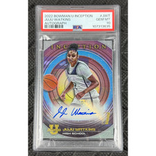 2022 Bowman U Inception Juju Watkins Rookie Autograph #BIA-JWT PSA 10 Gem Mint