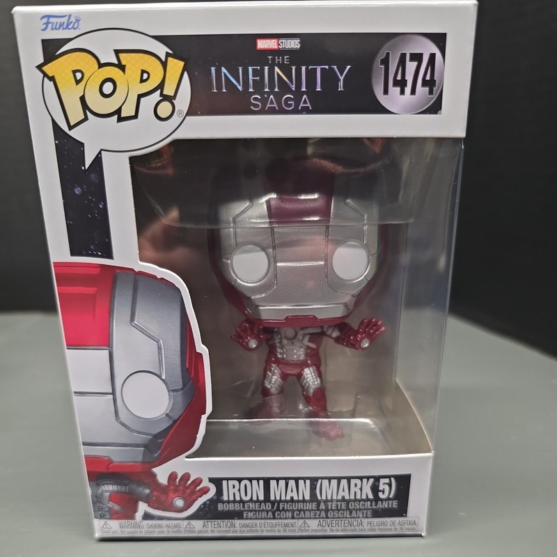 Funko Pop Marvel  -  Iron Man Infinity Saga - Mark 5  -  Vinyl Figure  -  #1474