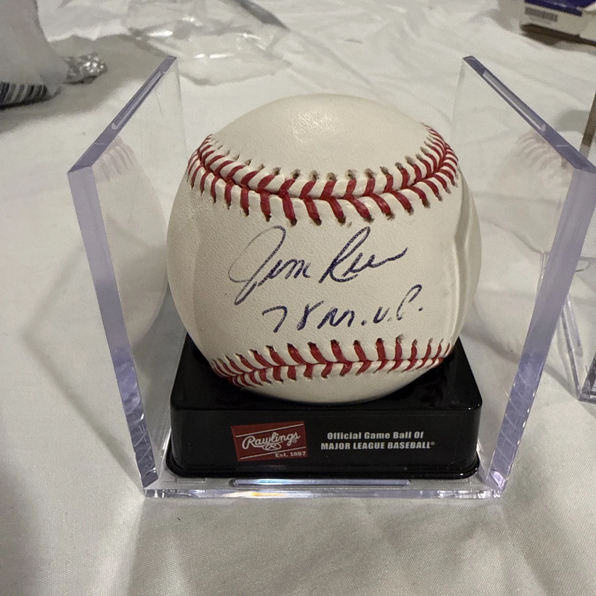 Jim Rice Original Autographed Baseball MLB Balls for sale | eBay