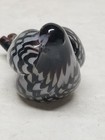 MURANO GLASS GLASS BIRD FIGURINE PAPERWEIGHT PLUM WHITE BLUE.. — photo 3