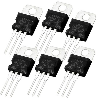 6 PCS STMicroelectronics 3.3V 950mA LD1117V33 LD33V Voltage Regulator