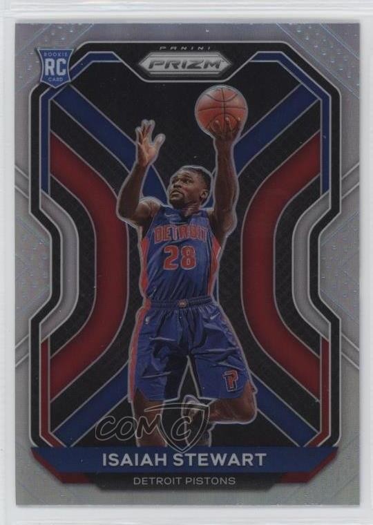 2020-21 Panini Prizm Silver Prizm Isaiah Stewart #254 Rookie RC