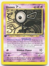 Neo Discovery Unown [F] 48/75 LP Pokemon 1st Edition Uncommon Tcg Card on eBay