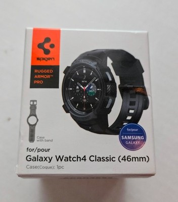 Spigen Rugged Armor Pro Shockproof Cover Case for Galaxy Watch 4 Classic 46mm
