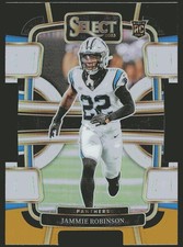2023 Panini Select #15 Jammie Robinson Black and Gold Prizms Die Cuts RC
