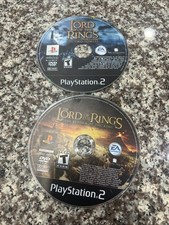 Lord of the Rings (Sony PS2) 2 Game Disc Lot Two Towers & Return Of The King!