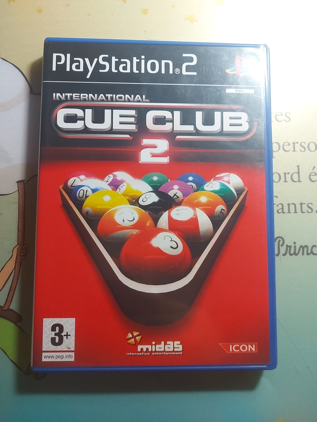 INTERNATIONAL CUE CLUB 2 BILLARD  -  PS2 - VF - BOITE CD LIVRET