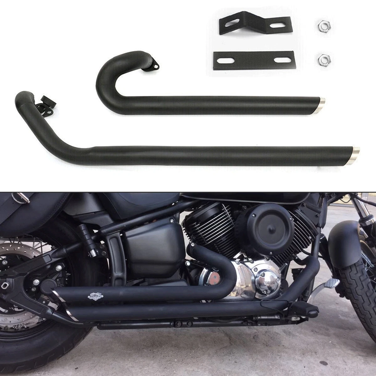 2 Juntas De Tubo De Escape Para Yamaha V Star 1100 XVS1100 (1999-2009) – Referencia 4NK-14714-00-00