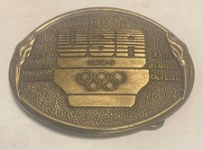 1984 USA Olympic Belt Buckle used US Committee