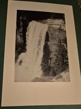 1938 YOSEMITE THE AHWAHNEE MENU Breakfast ANSEL ADAMS Photograh Summer 