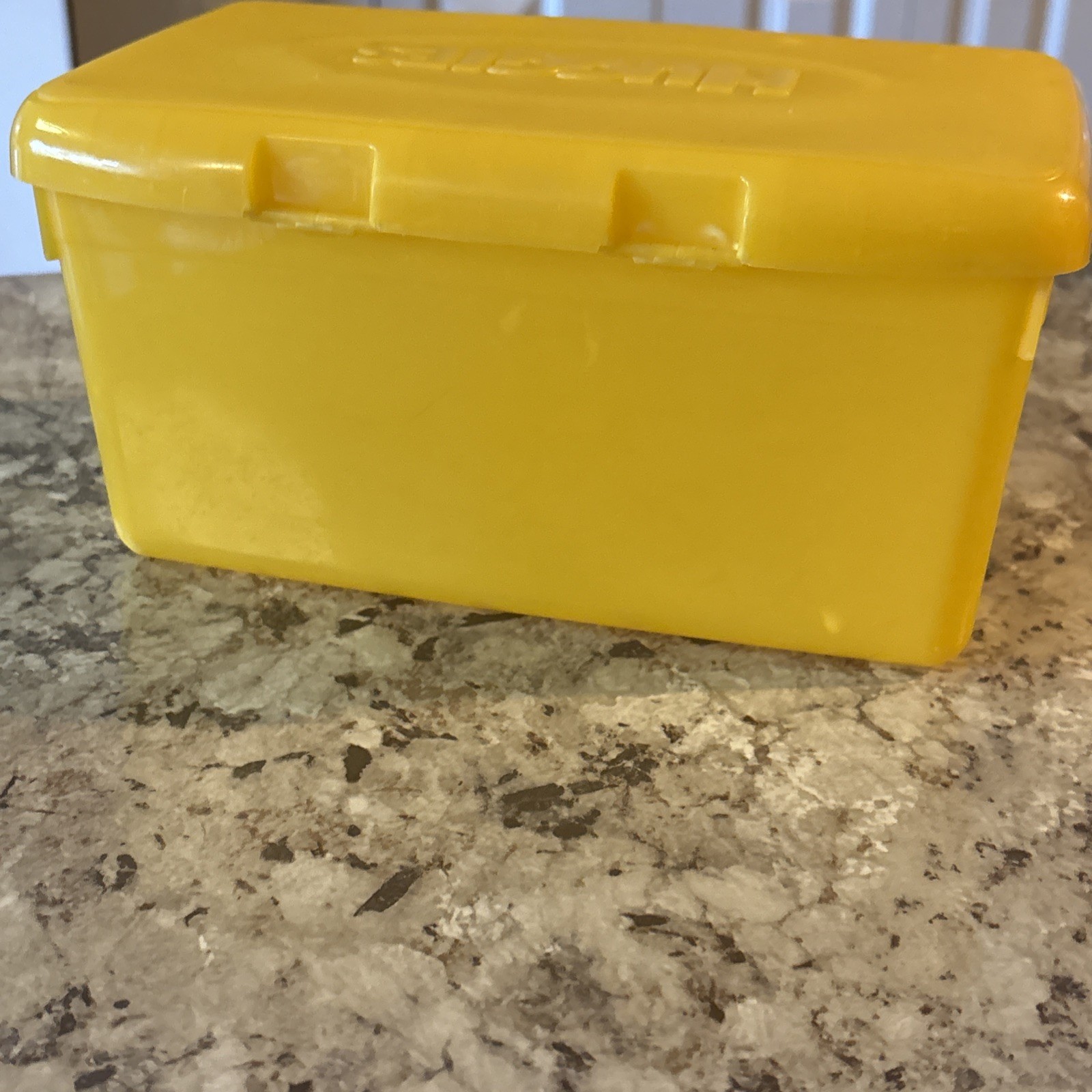 Vintage Disney Lion King Yellow Huggies Baby Wipes Container EMPTY