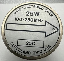 Bird 43 Thruline WattMeter Element 25W 25C 100-250MHz
