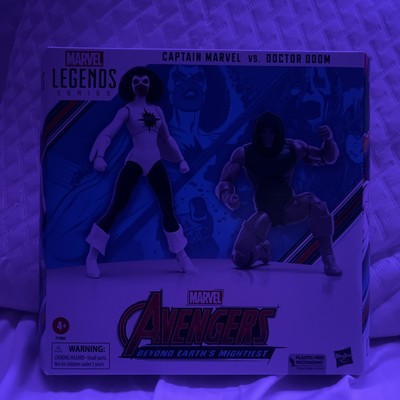 Hasbro Marvel Captain Marvel vs Doctor Doom 6in Action Figure Collection - F7086