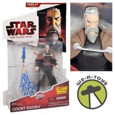 Star Wars The Clone Wars Count Dooku CW27 Action Figure 2009 Hasbro 87811