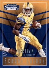 2016 Panini Contenders Draft Picks #21 Tyler Ervin School Colors